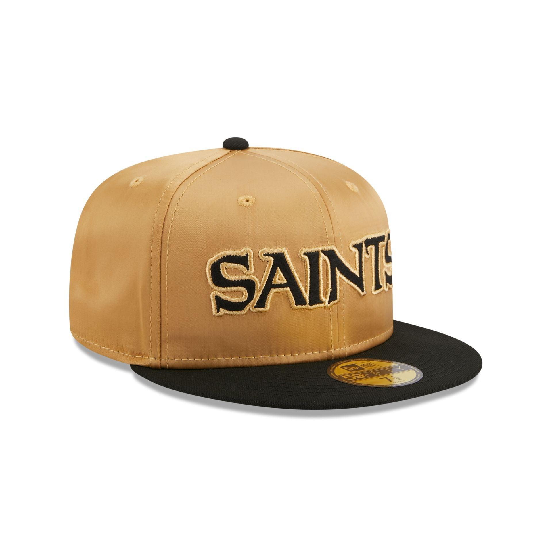 New Orleans Saints Satin 59FIFTY Fitted Hat Male Product Image