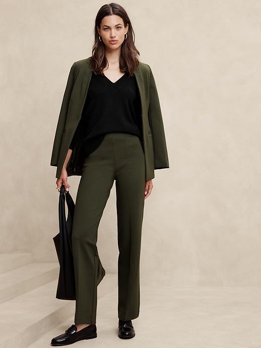 Ponte Straight Pant Product Image