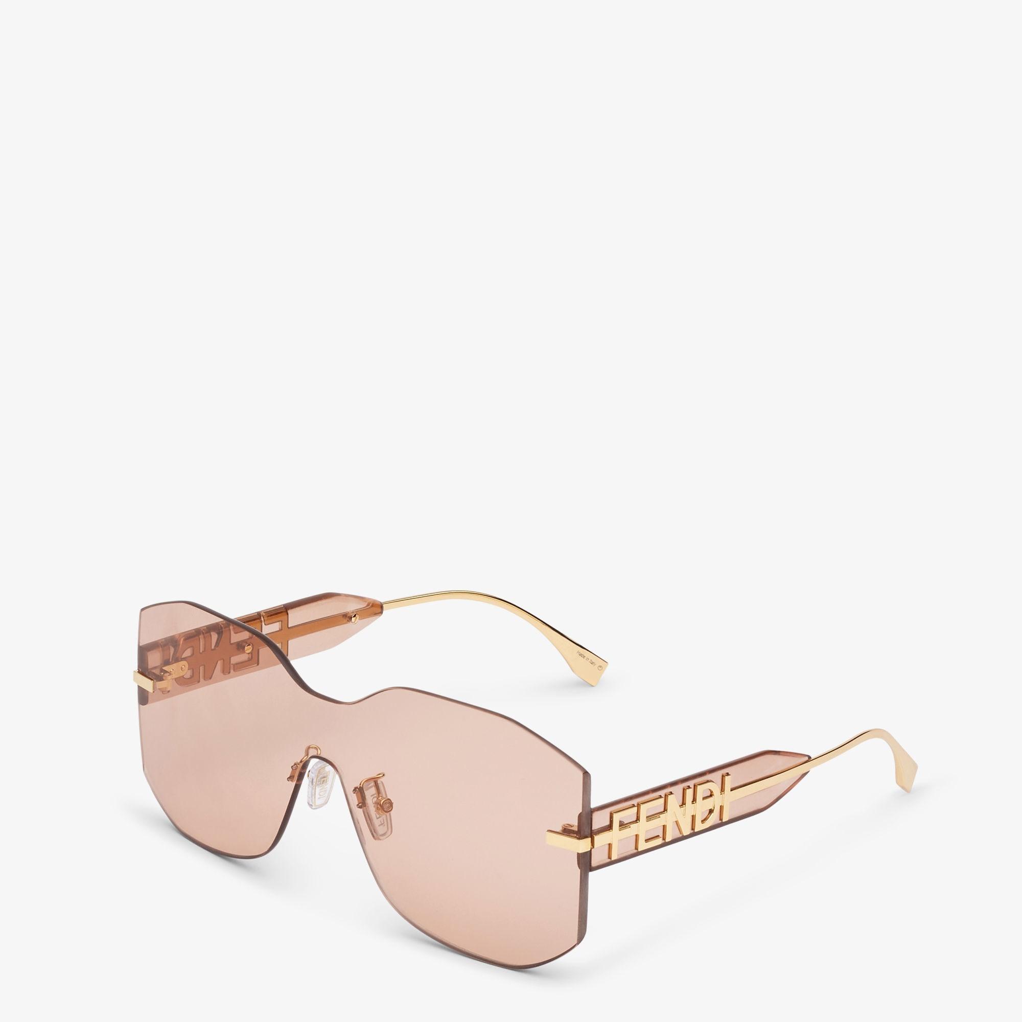 FendigraphyPink shield sunglasses Product Image