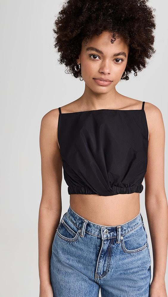 3.1 Phillip Lim Cropped Twist Front Cami with Open Back | Shopbop Product Image