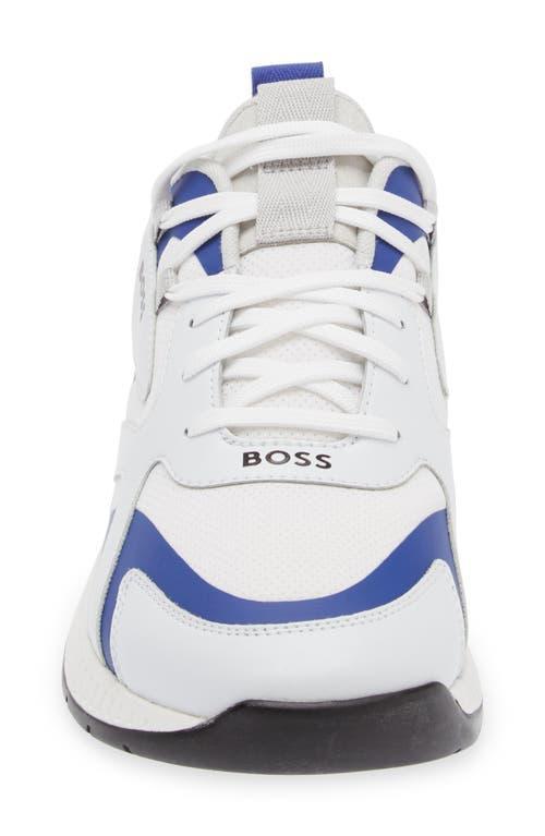 Boss Titanium Runn Sneaker In Open White Product Image