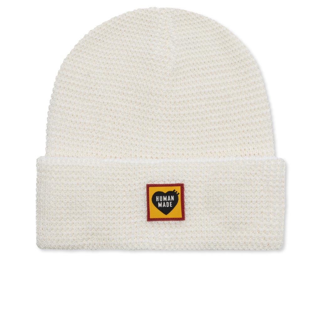 Waffle Beanie - White Male Product Image