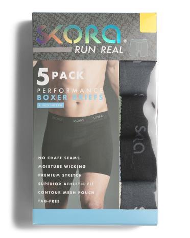 5pk Performance Boxer Briefs for Men Product Image