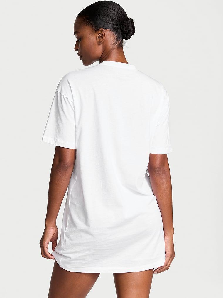 100% Cotton Oversized Sleep Tee Product Image