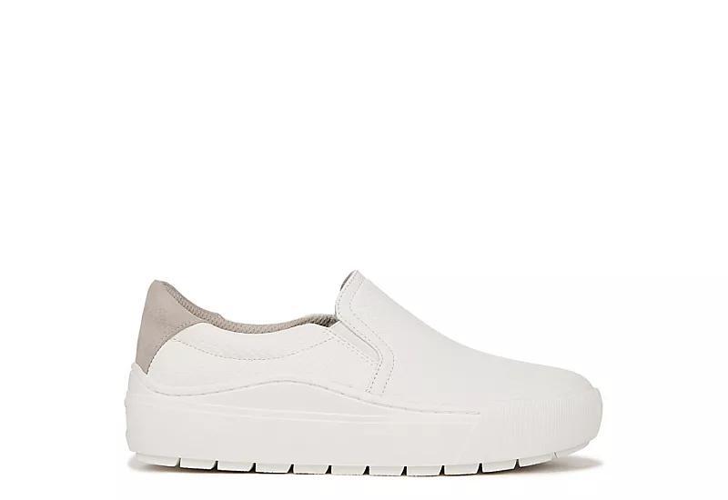 Dr. Scholls Time Off Slip On Womens Sneakers White Product Image