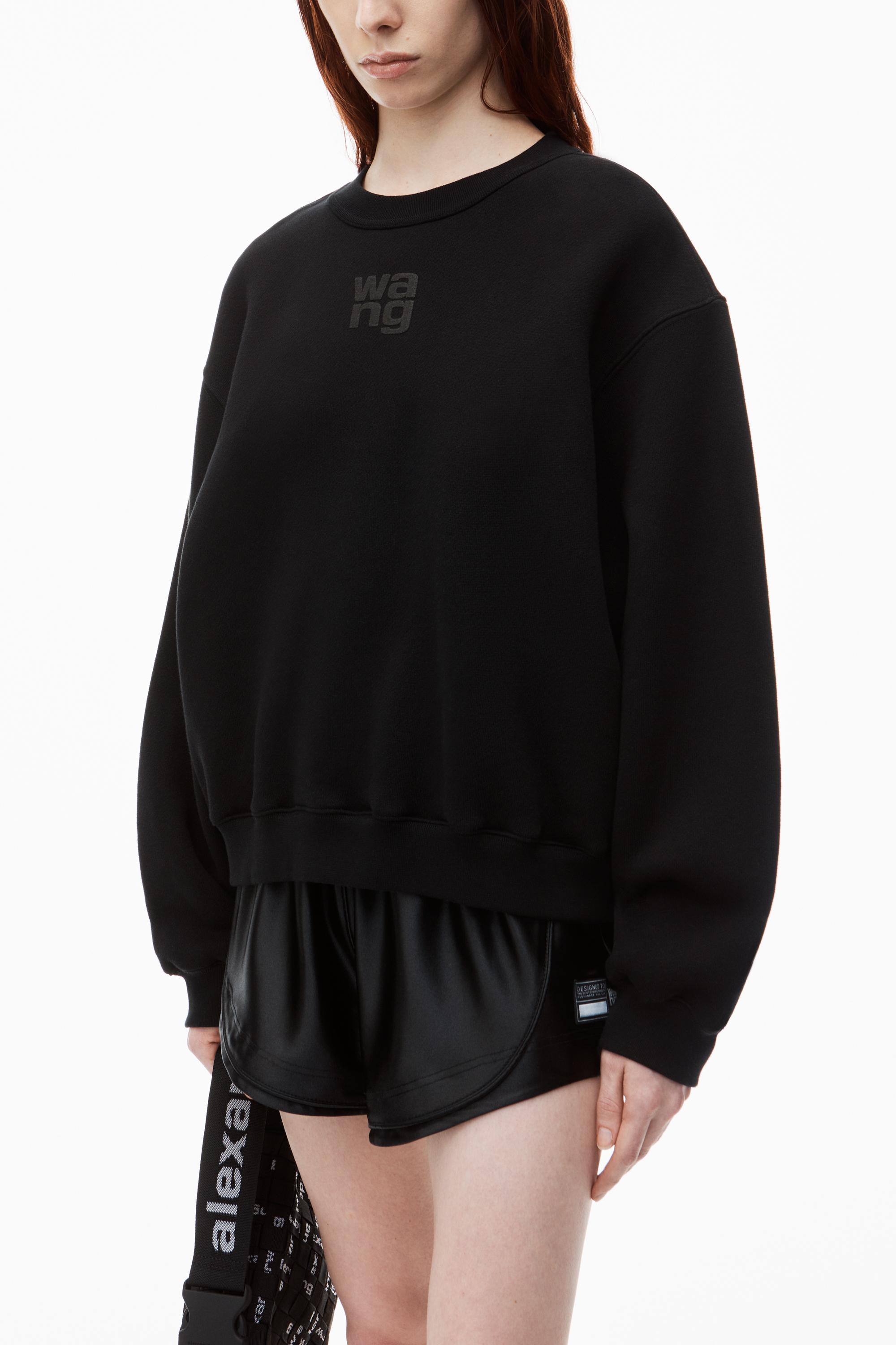 Puff Logo Sweatshirt In Structured Terry Product Image