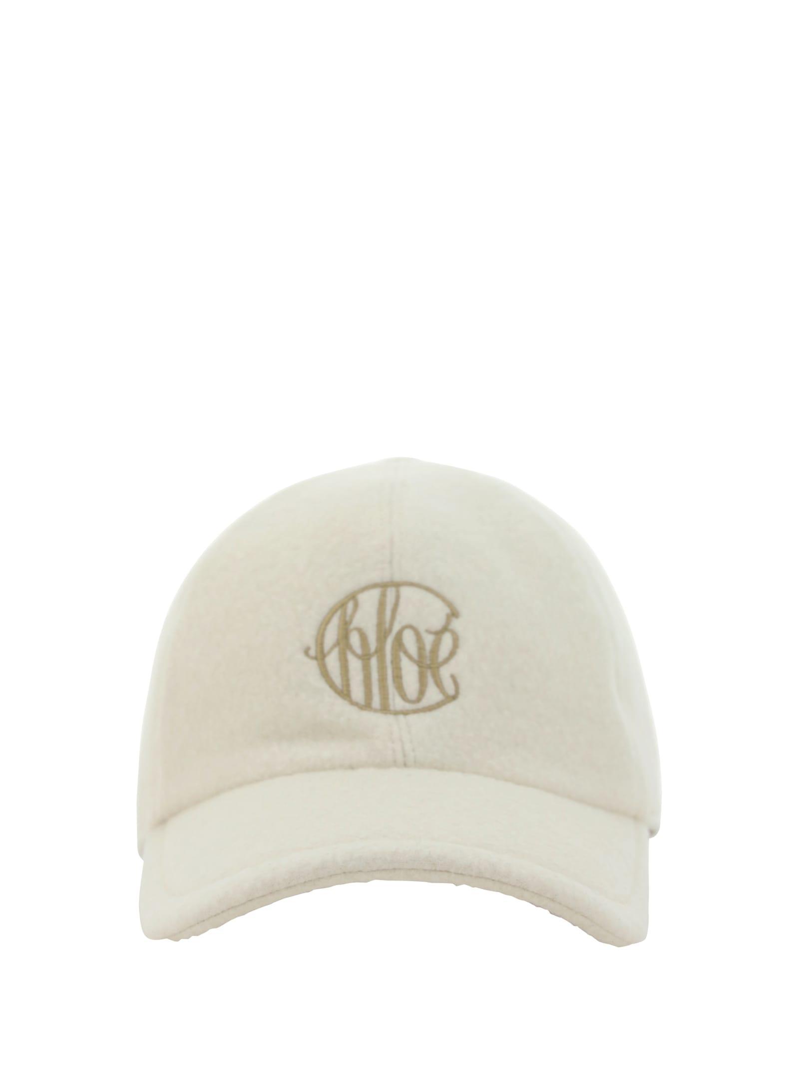 Swing Cotton Gabardine Cap In Dusty White Product Image