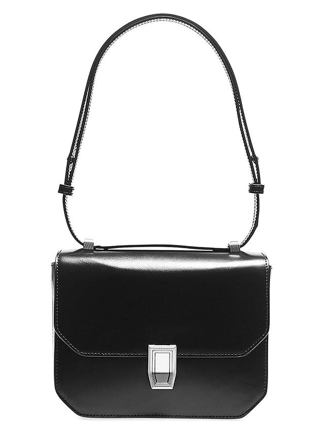 Womens Max Leather Crossbody Bag Product Image