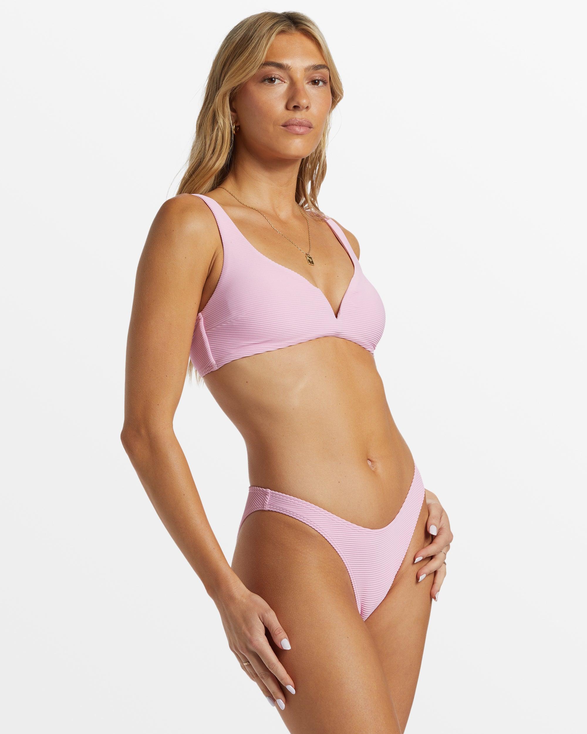 Tanlines Dion Plunge Bikini Top - Pink Dream Female Product Image