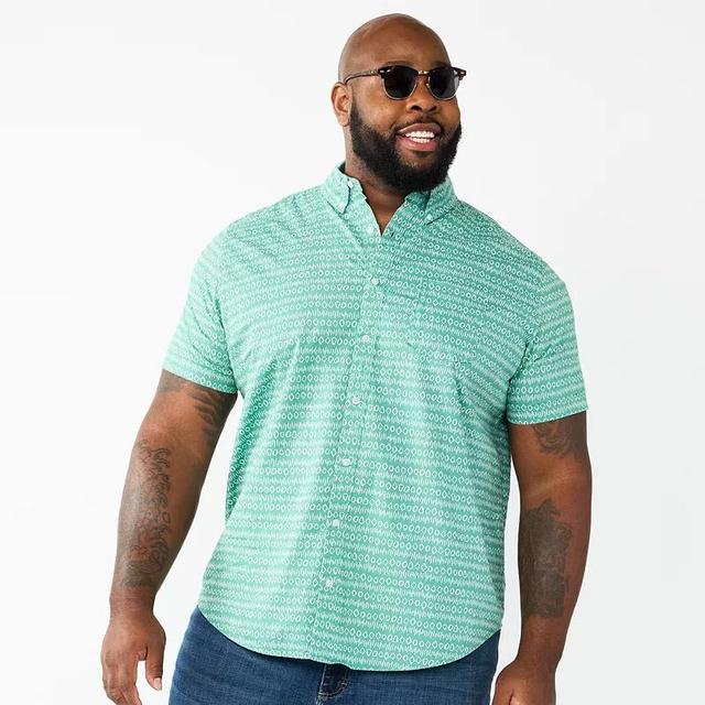 Big & Tall Sonoma Goods For Life Perfect-Length Button-Down Shirt, Mens Product Image