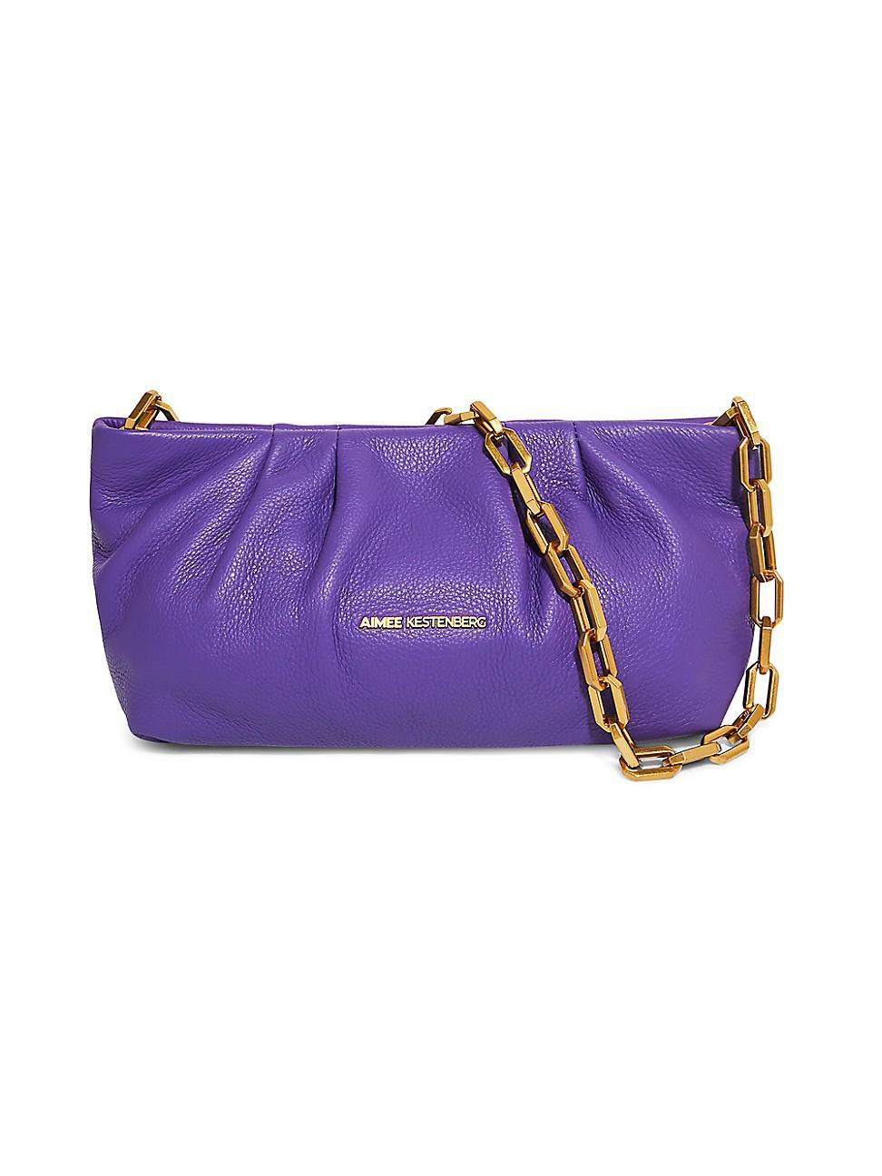 Womens Be Mine Leather Clutch Product Image