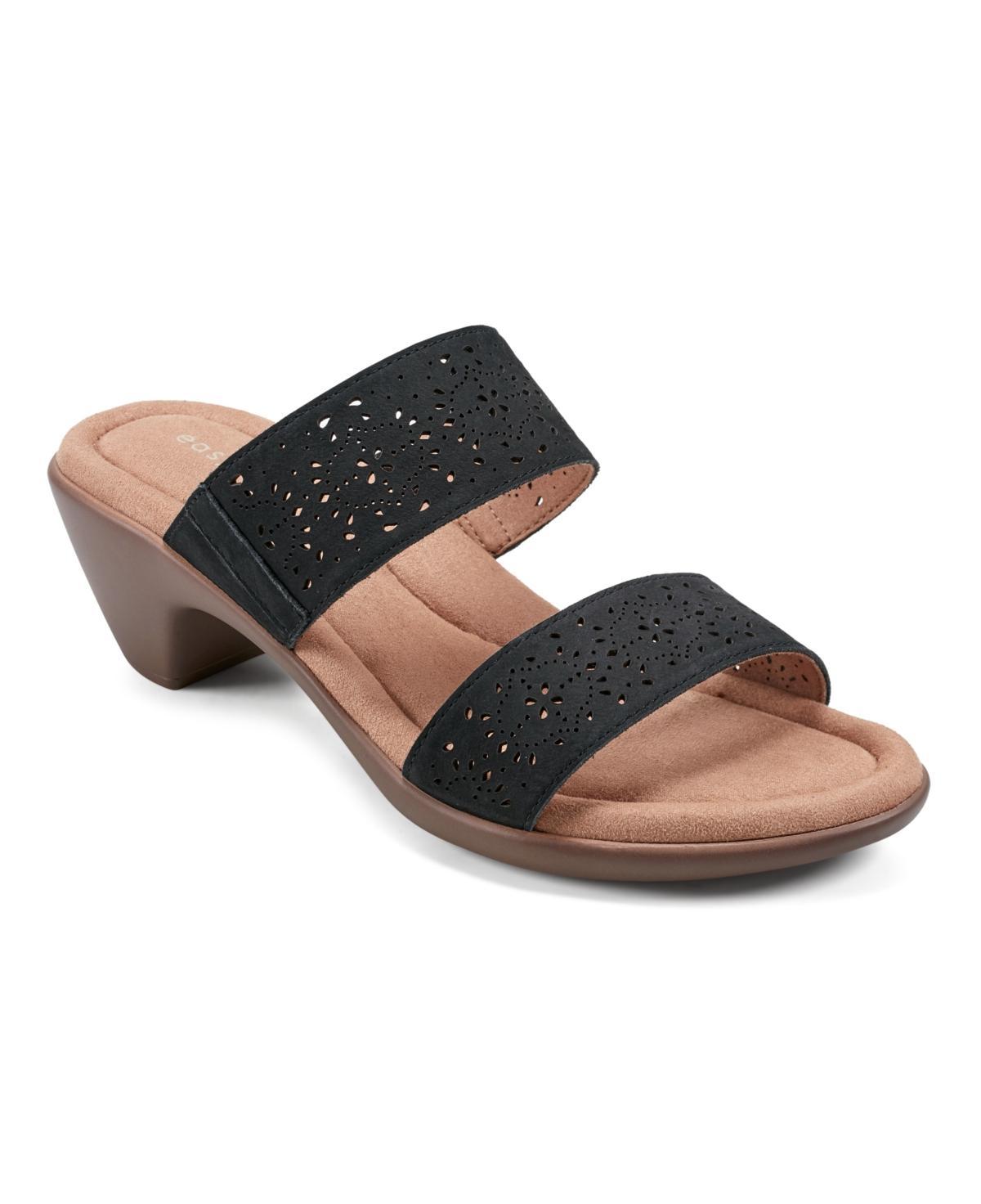 Easy Spirit Womens Crista Slip-On Round Toe Heeled Sandals Product Image