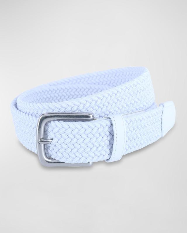 Mens Riverside Woven Rayon Leather Belt Product Image