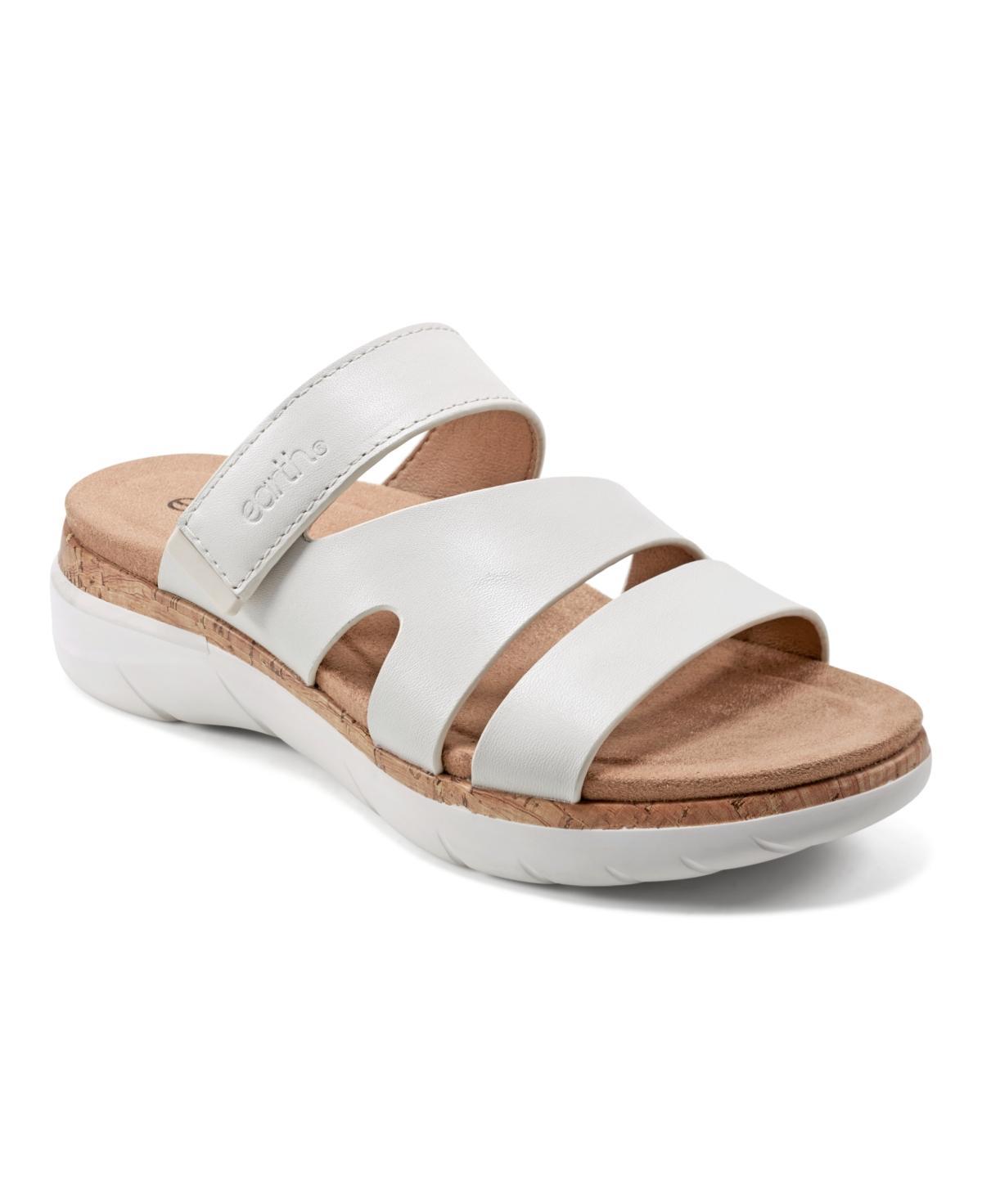 Earth Womens Ralli Almond Toe Flat Strappy Casual Sandals Product Image