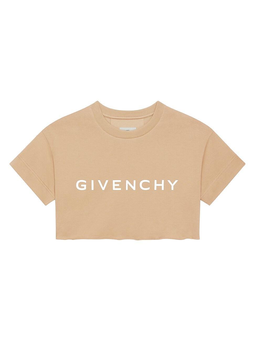 Givenchy Logo Crop Graphic Tee Product Image