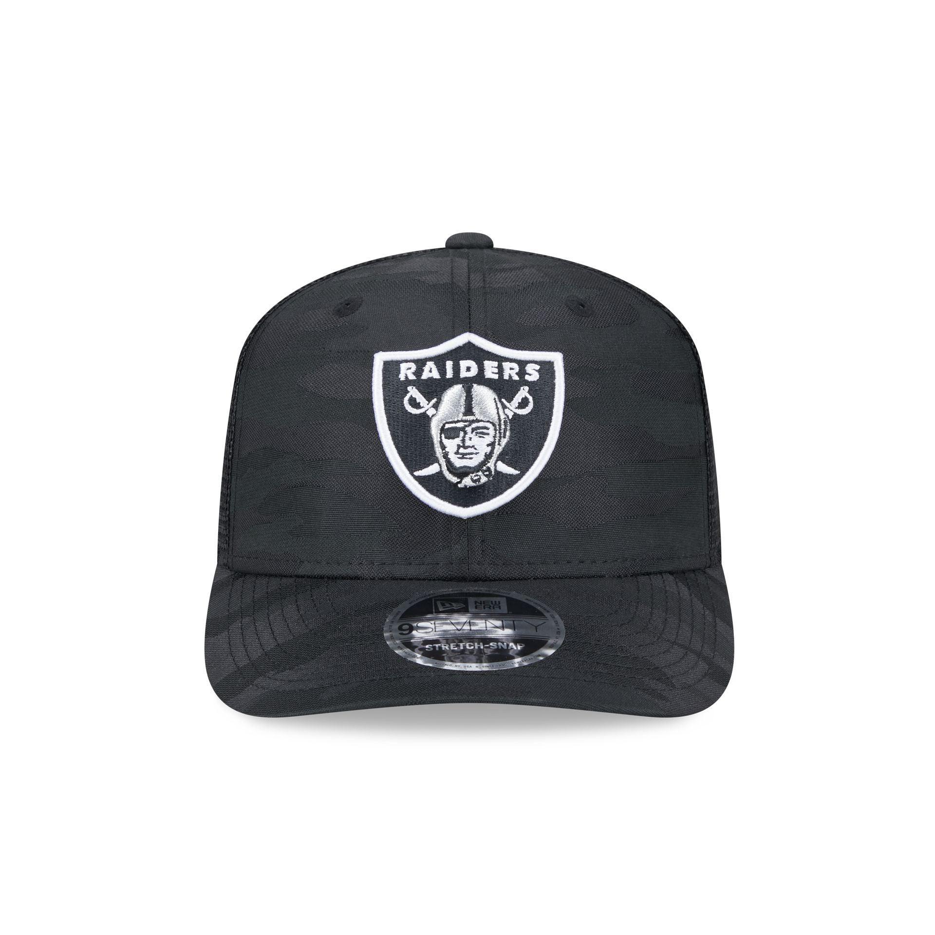 Las Vegas Raiders Camo 9SEVENTY Trucker Stretch-Snap Hat Male Product Image