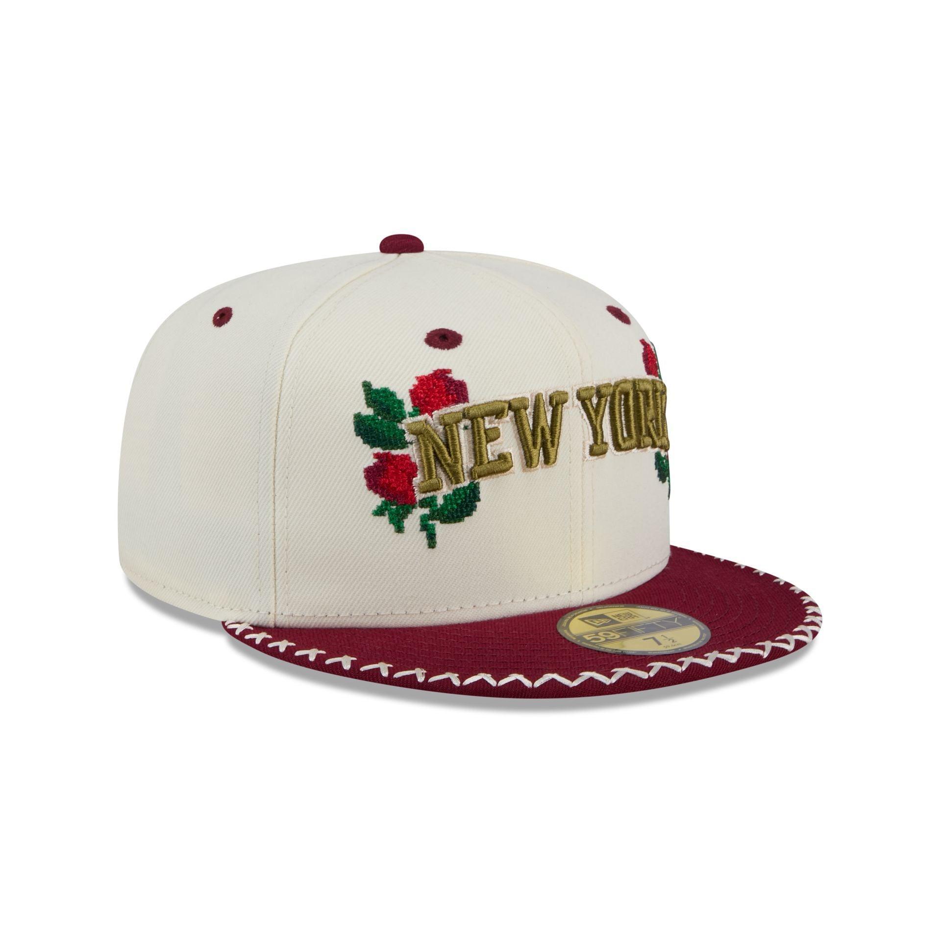 New York Knicks Novelty Stitch 59FIFTY Fitted Hat Male Product Image