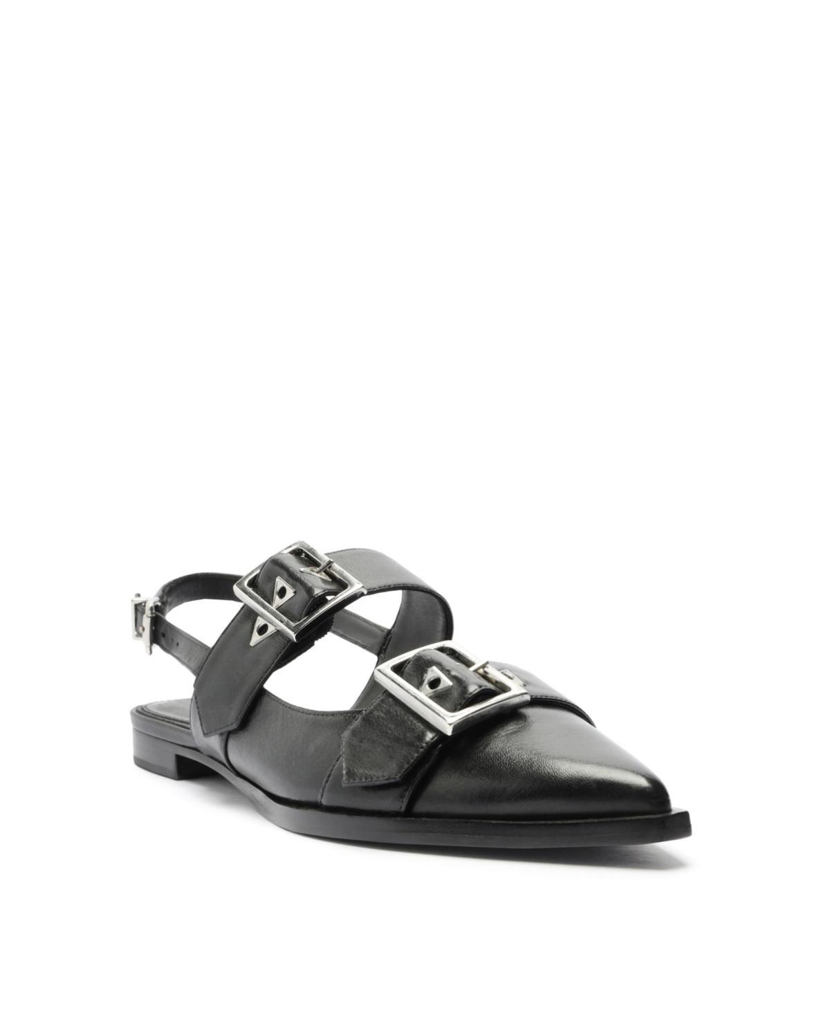 Womens Darla Sling Leather Flats Product Image