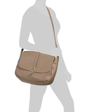 Leather Saddle Crossbody for Women product image