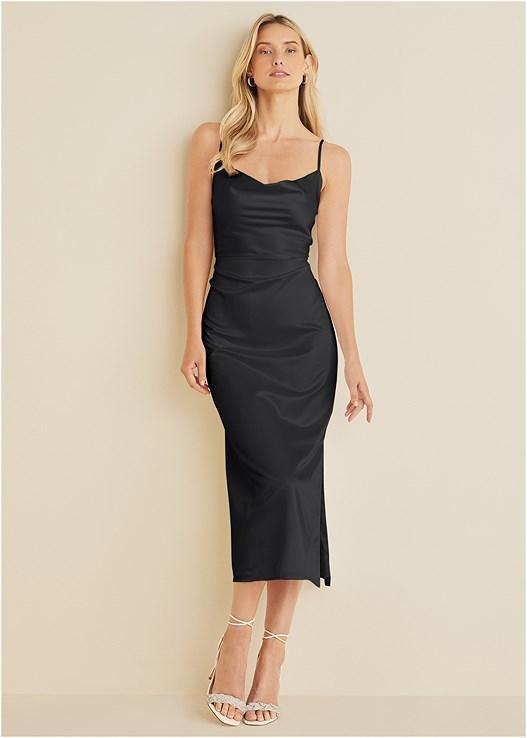 Cowl Neck Slip Dress Product Image