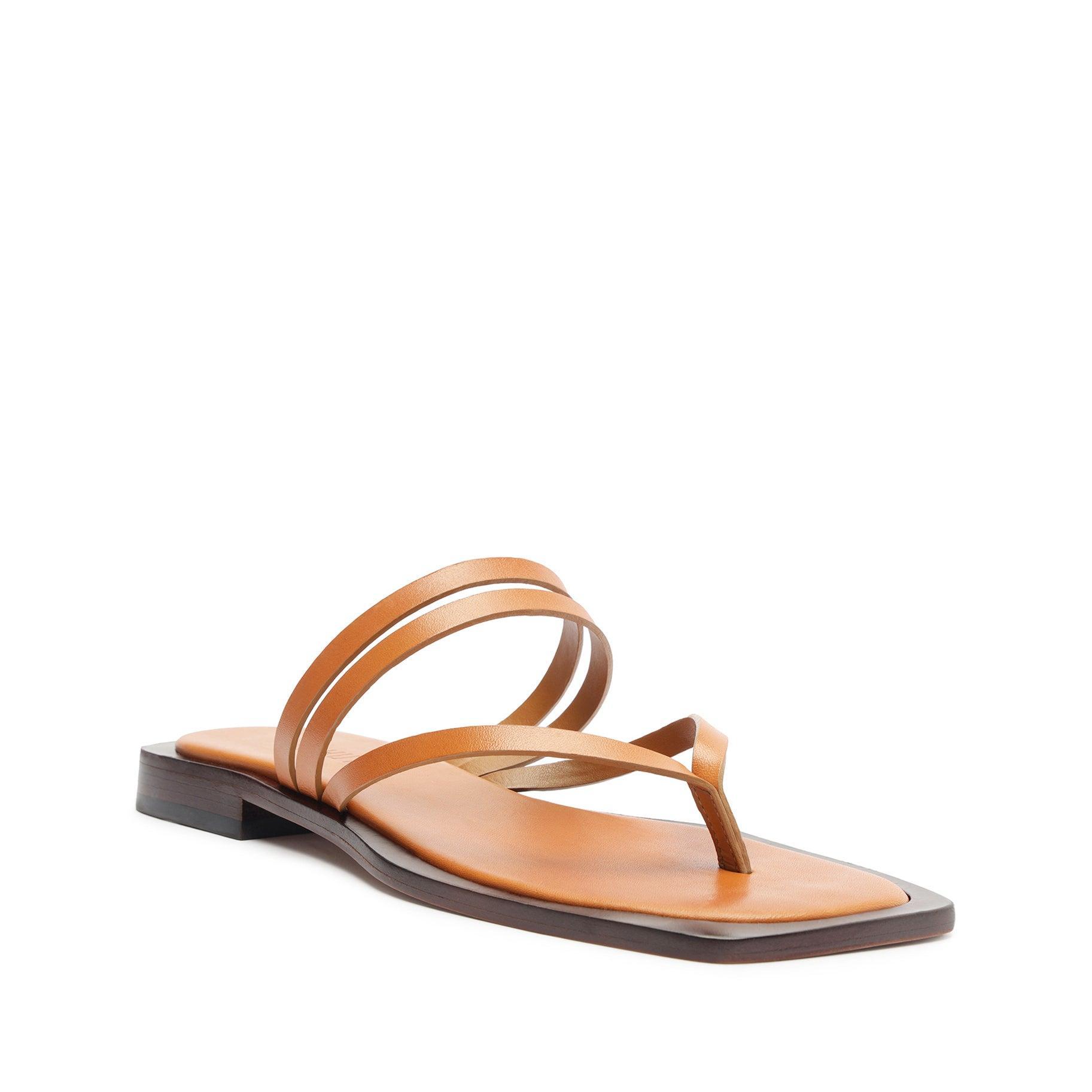 Rania Leather Flat Sandal Female Product Image