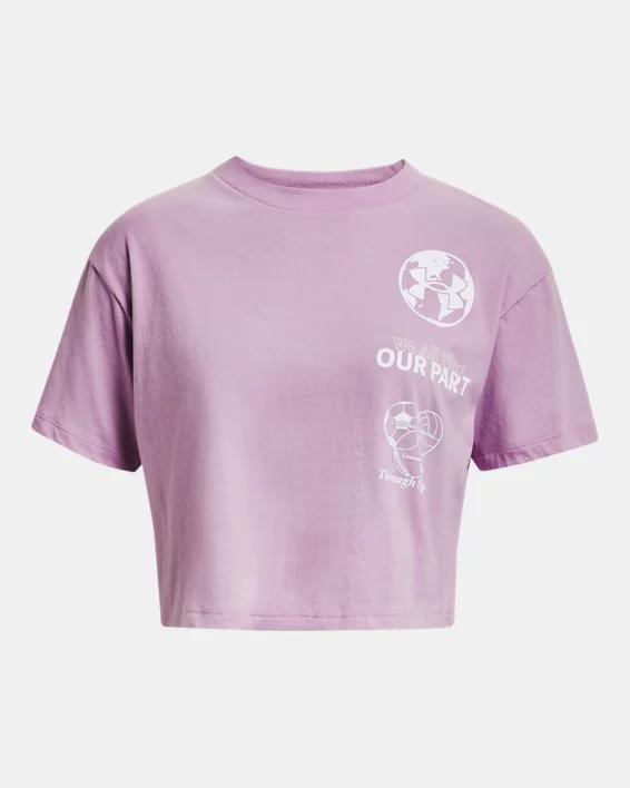 Women's UA Purpose-Cause Crop Short Sleeve Product Image