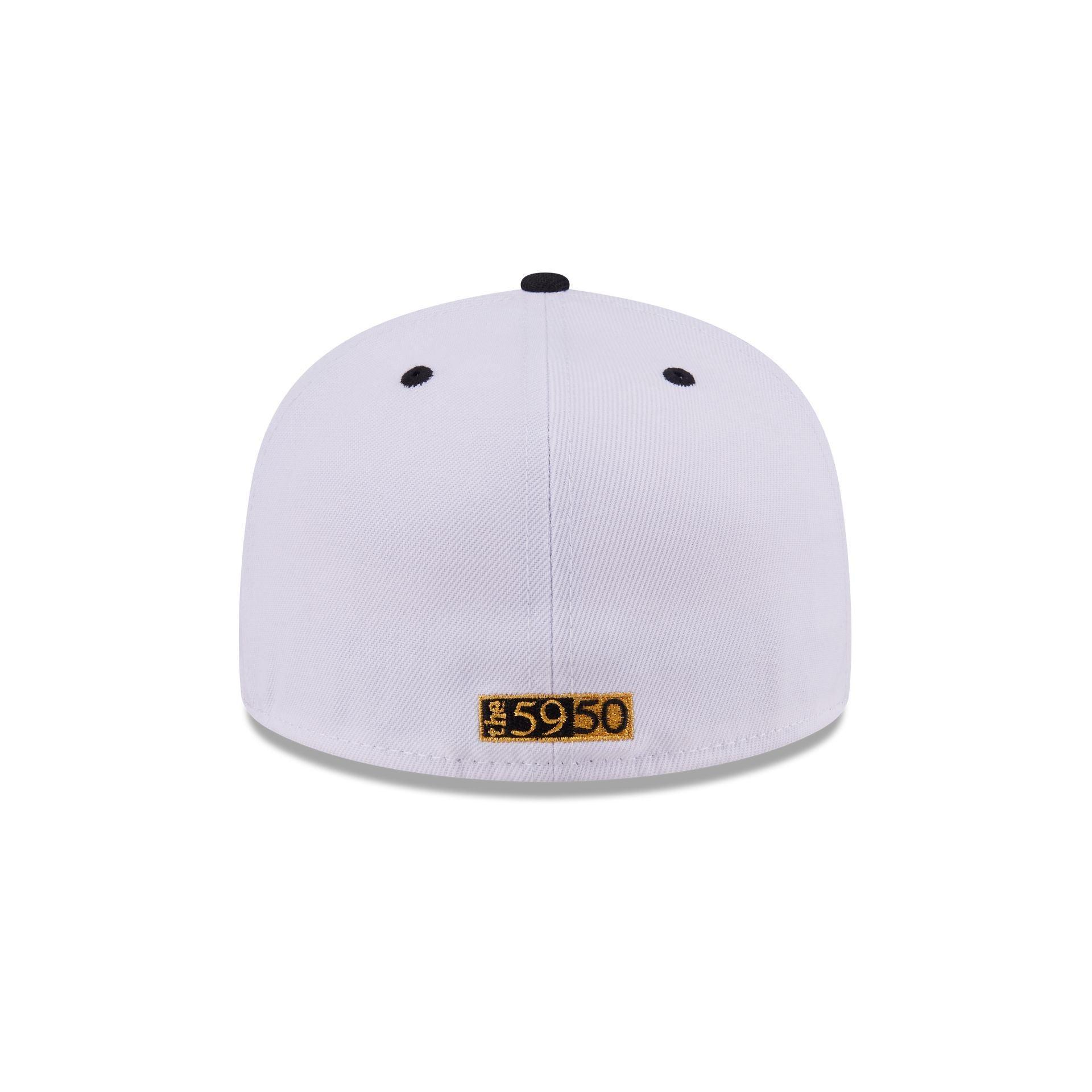 New Era Cap Signature Size 7 1/8 White 59FIFTY Fitted Hat Male Product Image