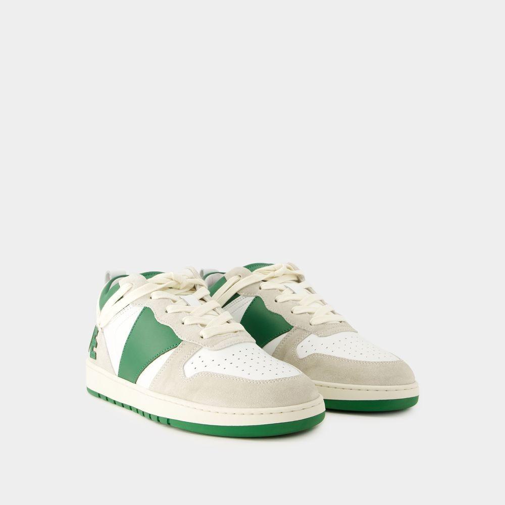 Rhecess Leather Sneakers In White Product Image