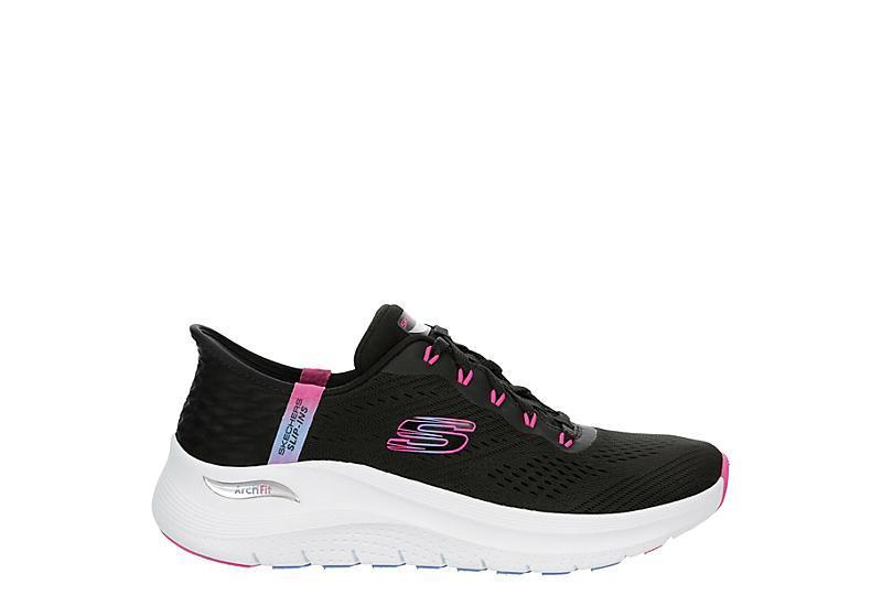 SKECHERS Arch Fit 2.0 Easy Chic Hands Free Slip-Ins Hot Pink) Women's Shoes Product Image