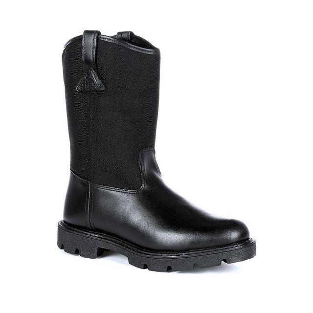 Rocky Mens Pull-On Water Resistant Work Boots Product Image