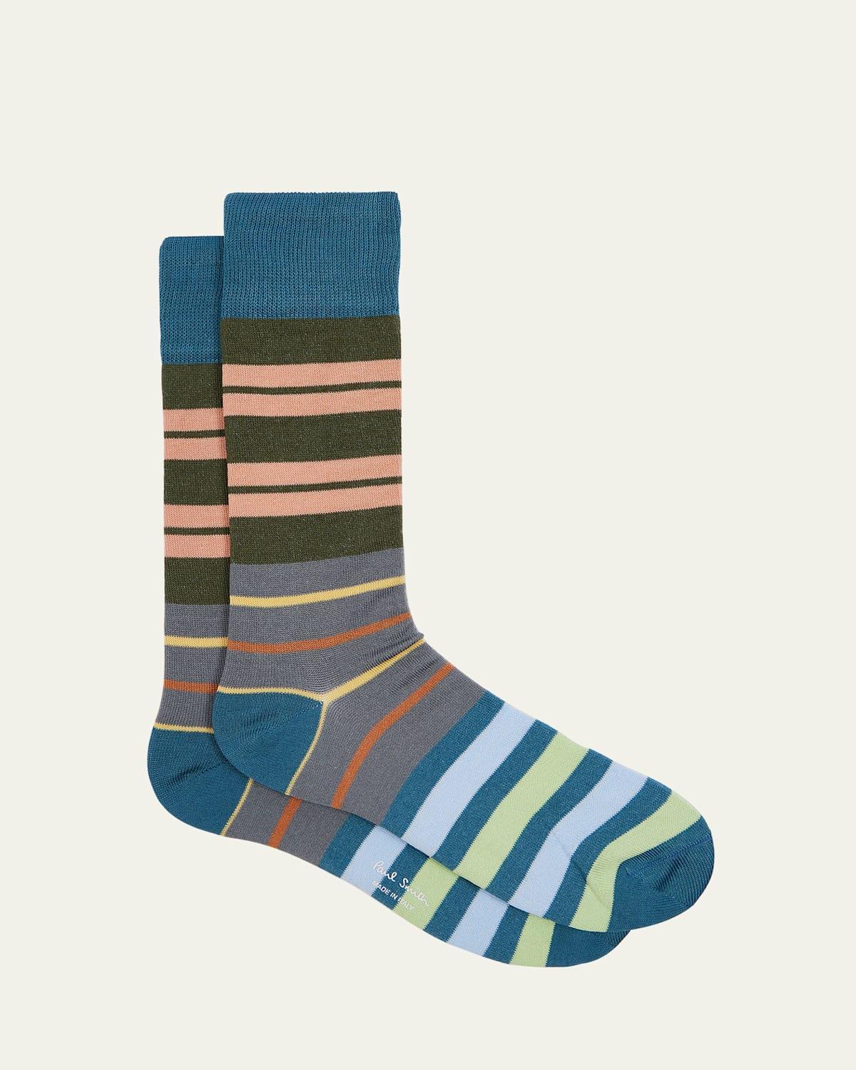 Mens Iacopo Stripe Crew Socks Product Image