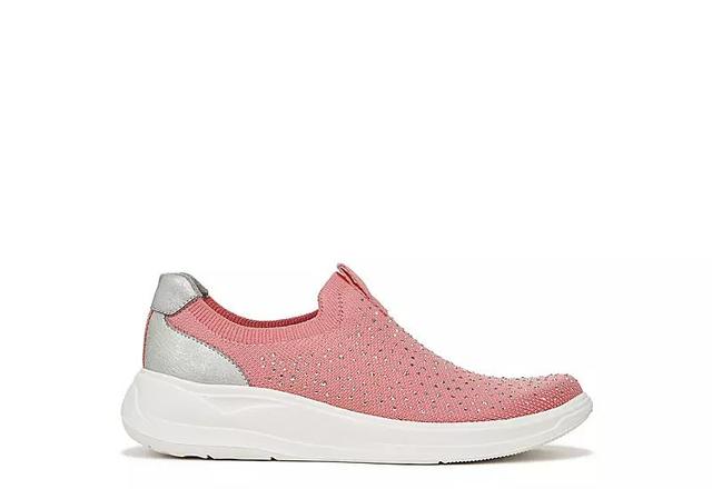 Bzees Twilight Womens Rhinestone Slip-on Sneakers Pink Product Image