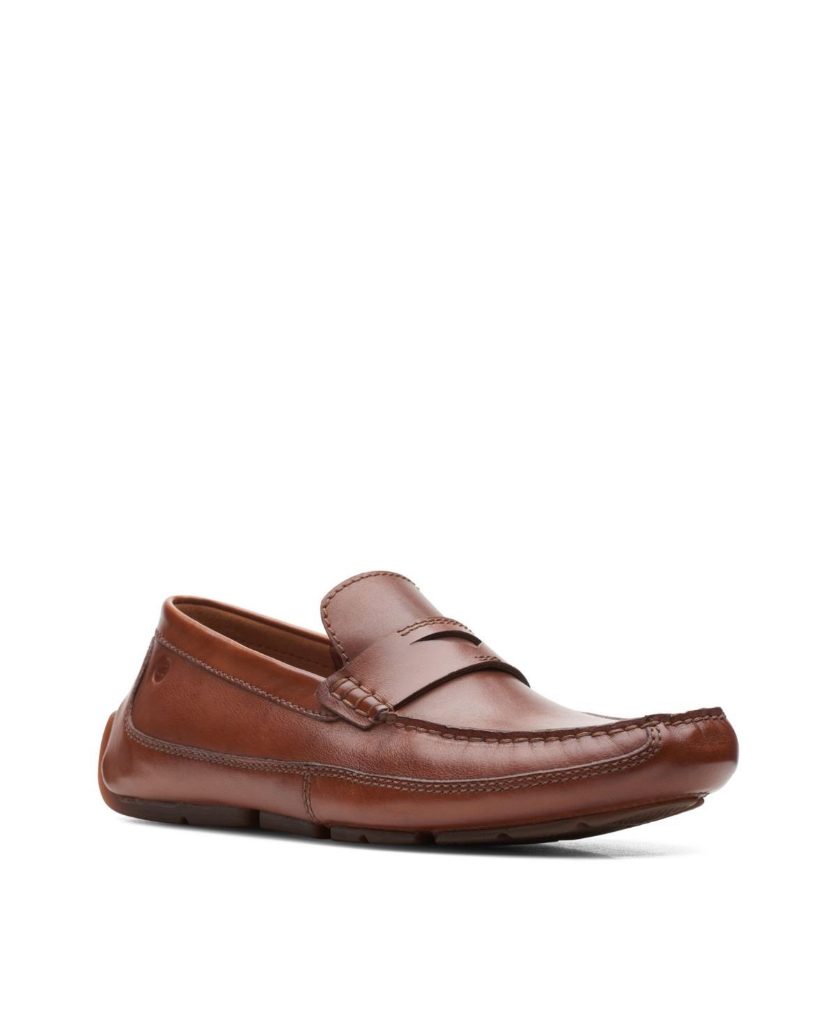 Clarks Markman Way (Dark Tan Leather) Men's Shoes Product Image