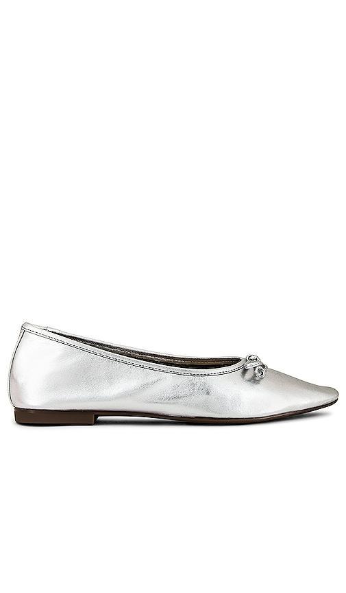 Womens Arissa Metallic Leather Ballet Flats Product Image