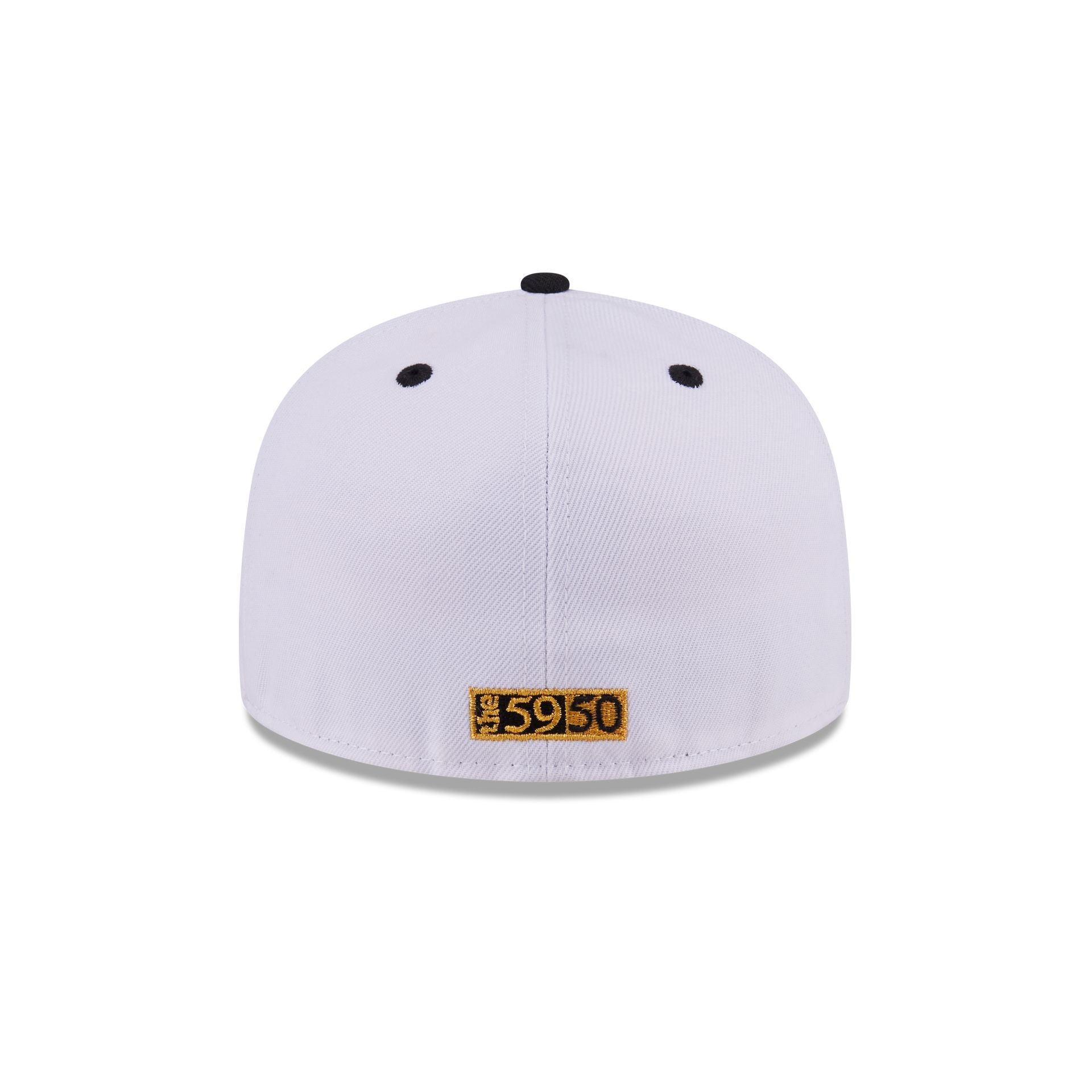 New Era Cap Signature Size 6 7/8 White 59FIFTY Fitted Hat Male Product Image