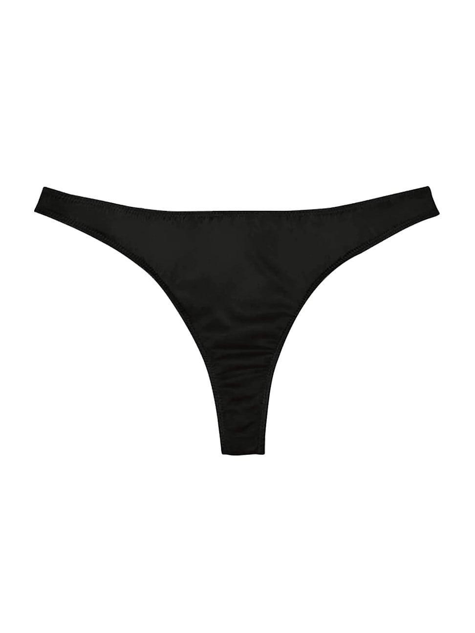 Womens Luxe Lace Thong Product Image