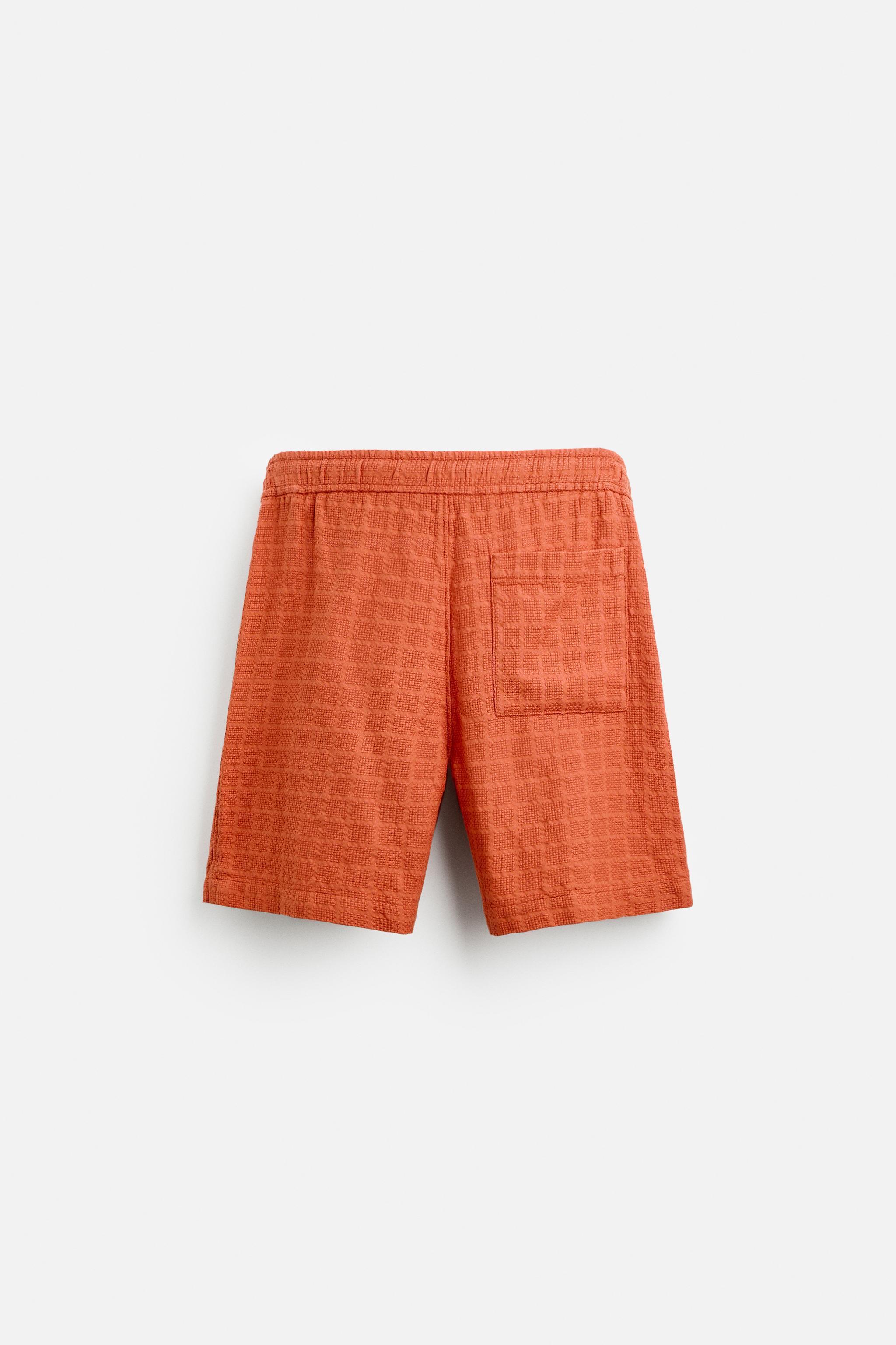 GEOMETRIC JACQUARD SHORTS Product Image