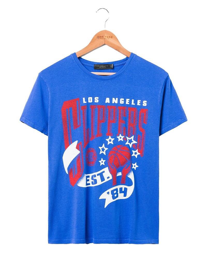 Junk Food Clothing Womens Nba Los Angeles Clippers Banner Vintage Tee Product Image