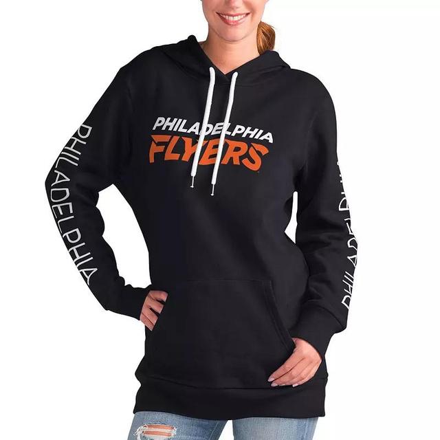 Womens G-III 4Her by Carl Banks Black Philadelphia Flyers Overtime Pullover Hoodie Product Image