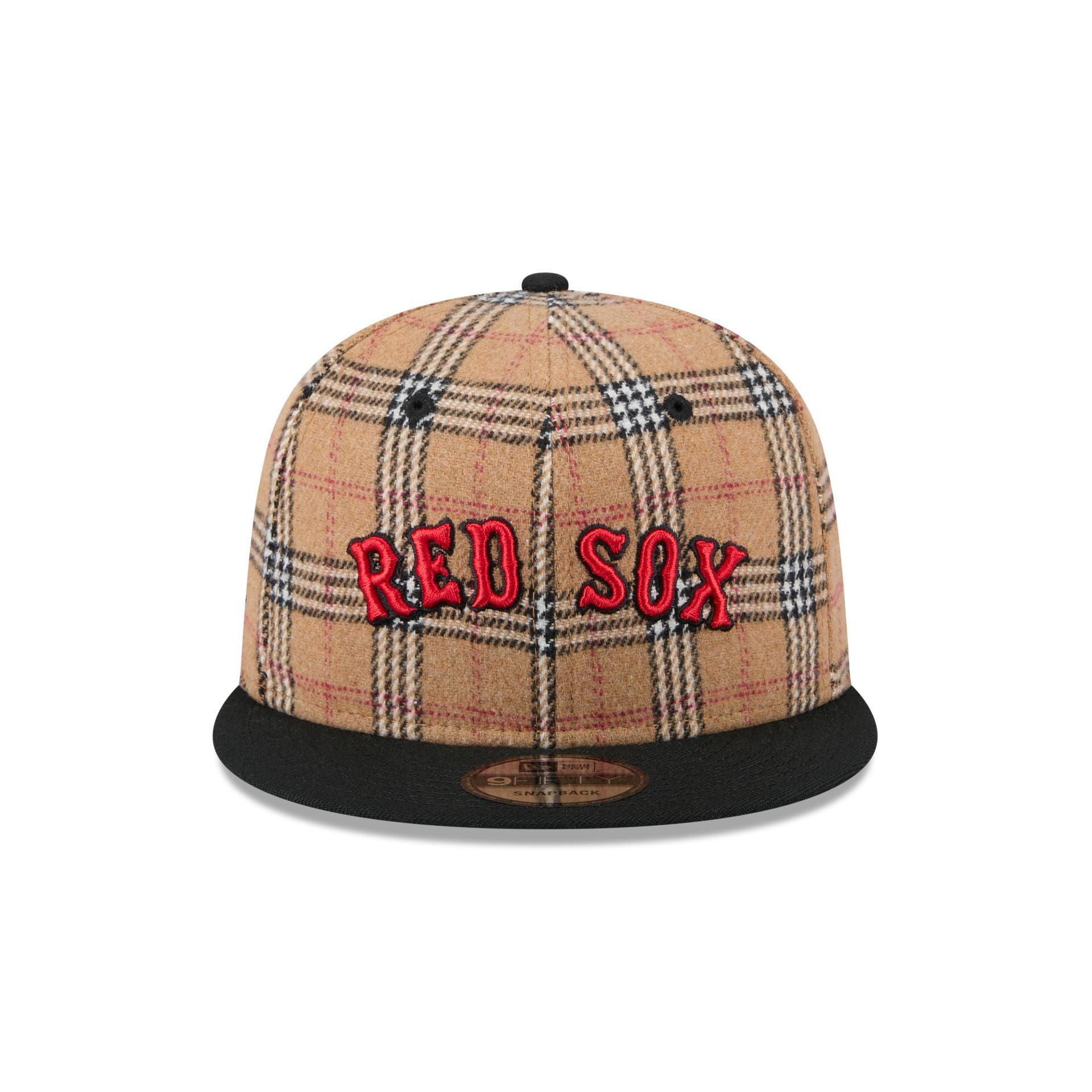 Chicago White Sox Tan Tartan 9FIFTY Snapback Hat Male Product Image