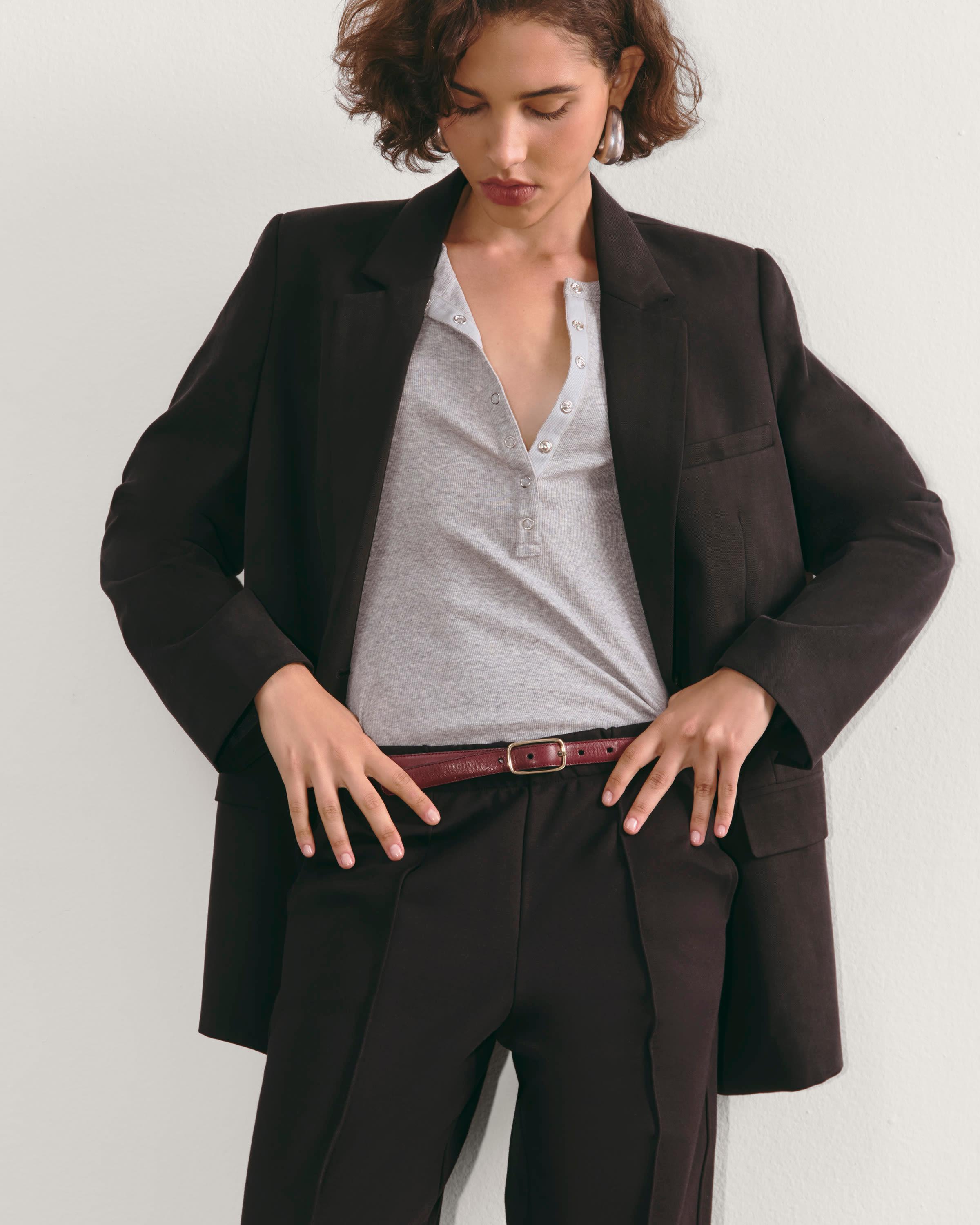 The Oversized Blazer in Buttersmooth Product Image