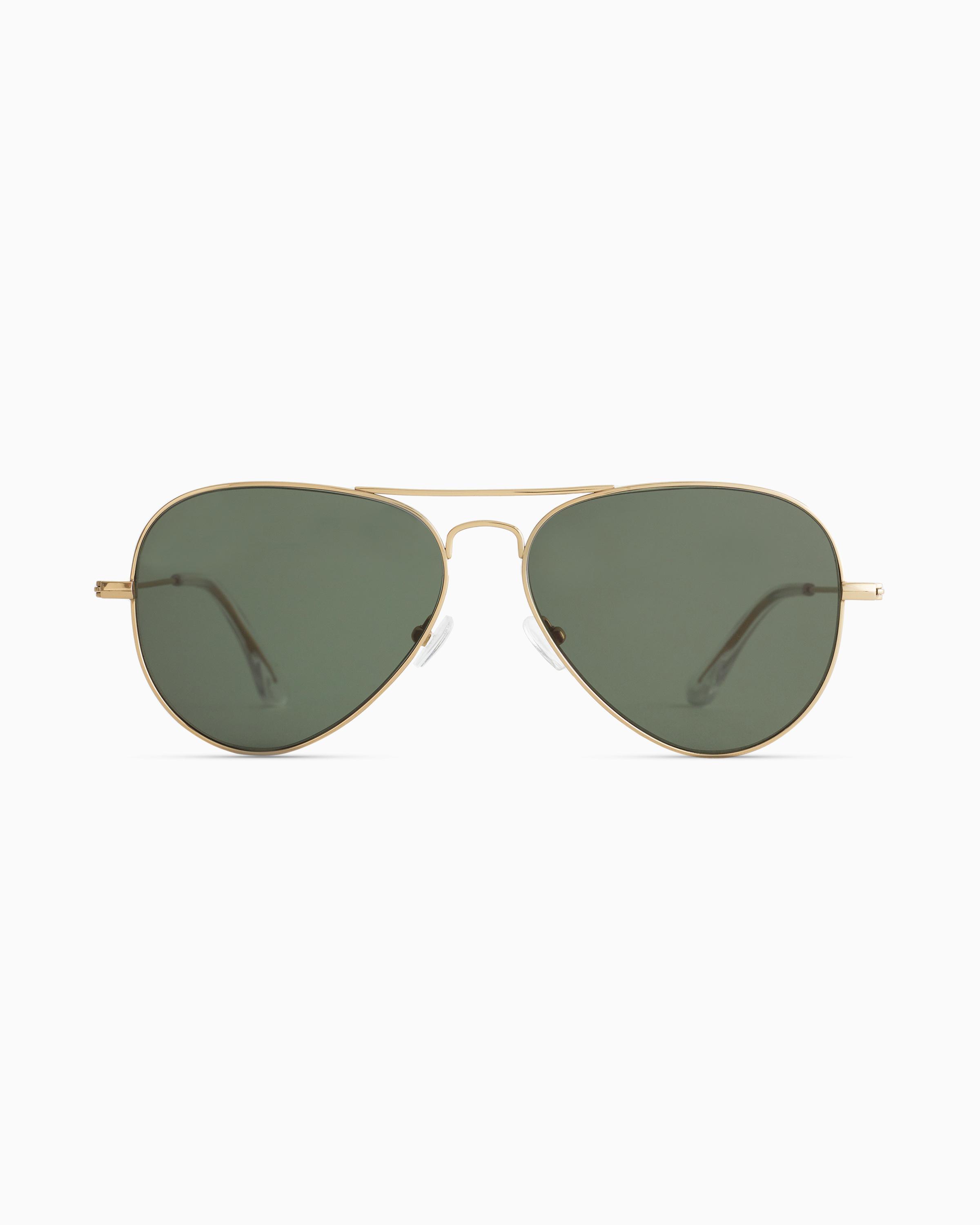 Halston Polarized Stainless Steel Aviator Sunglasses Product Image