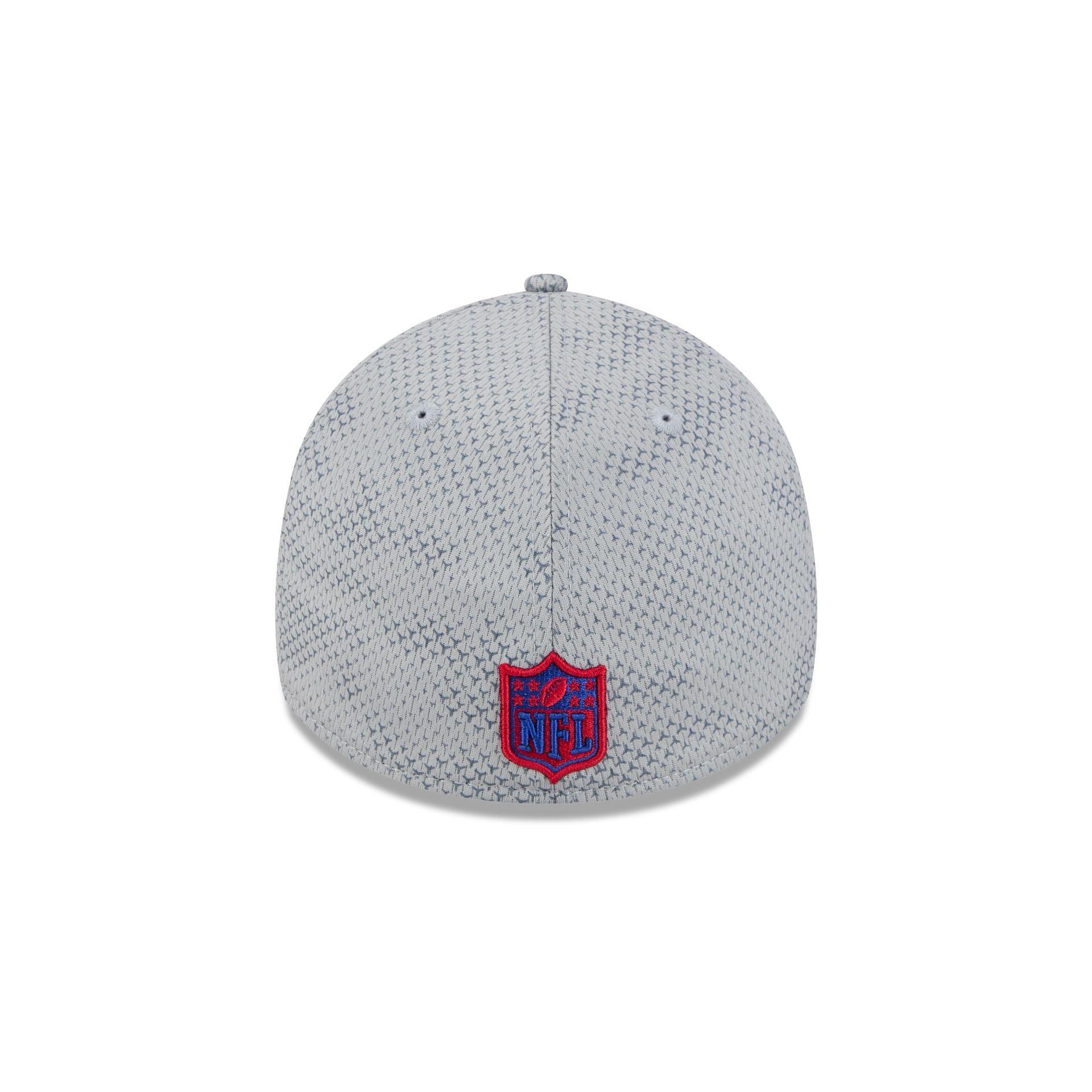 New York Giants 2024 Sideline Gray 39THIRTY Stretch Fit Hat Male Product Image