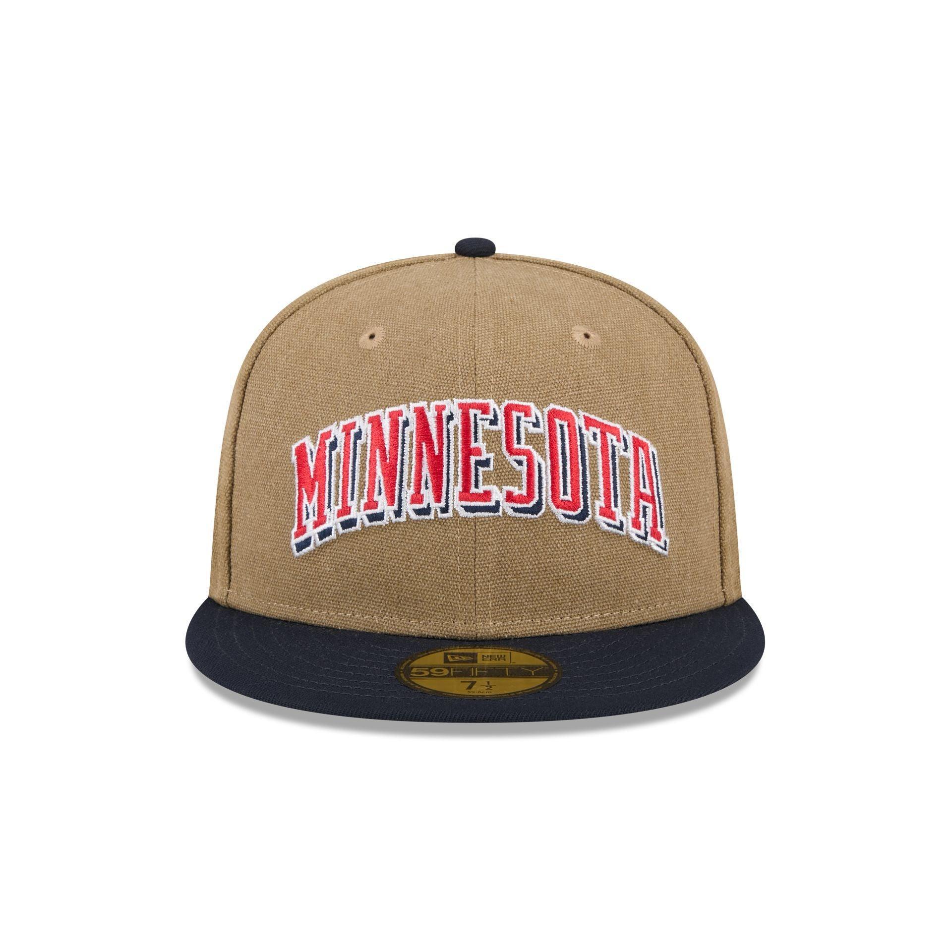 Minnesota Twins Canvas Crown 59FIFTY Fitted Hat Male Product Image