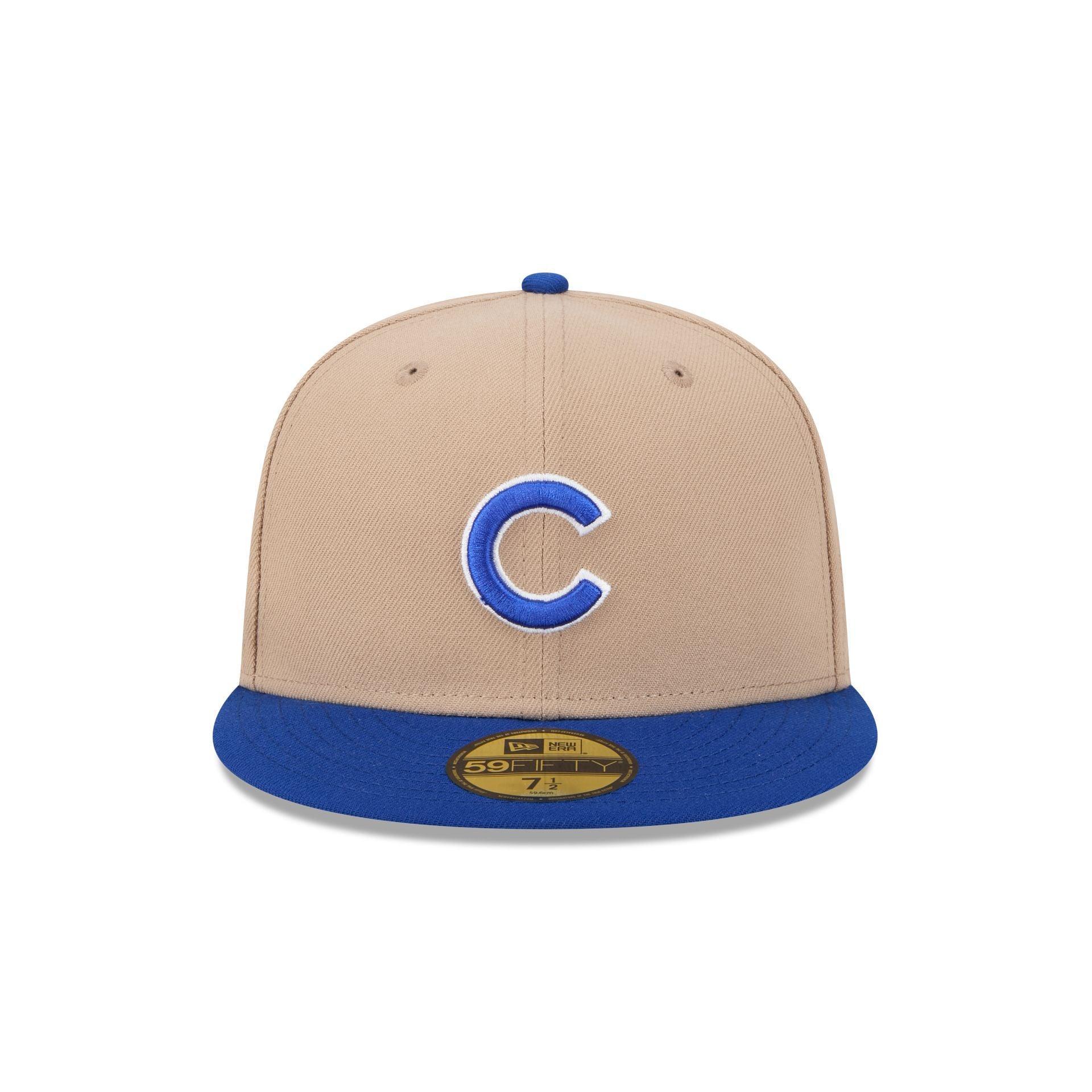 Chicago Cubs Camel 59FIFTY Fitted Hat Male Product Image