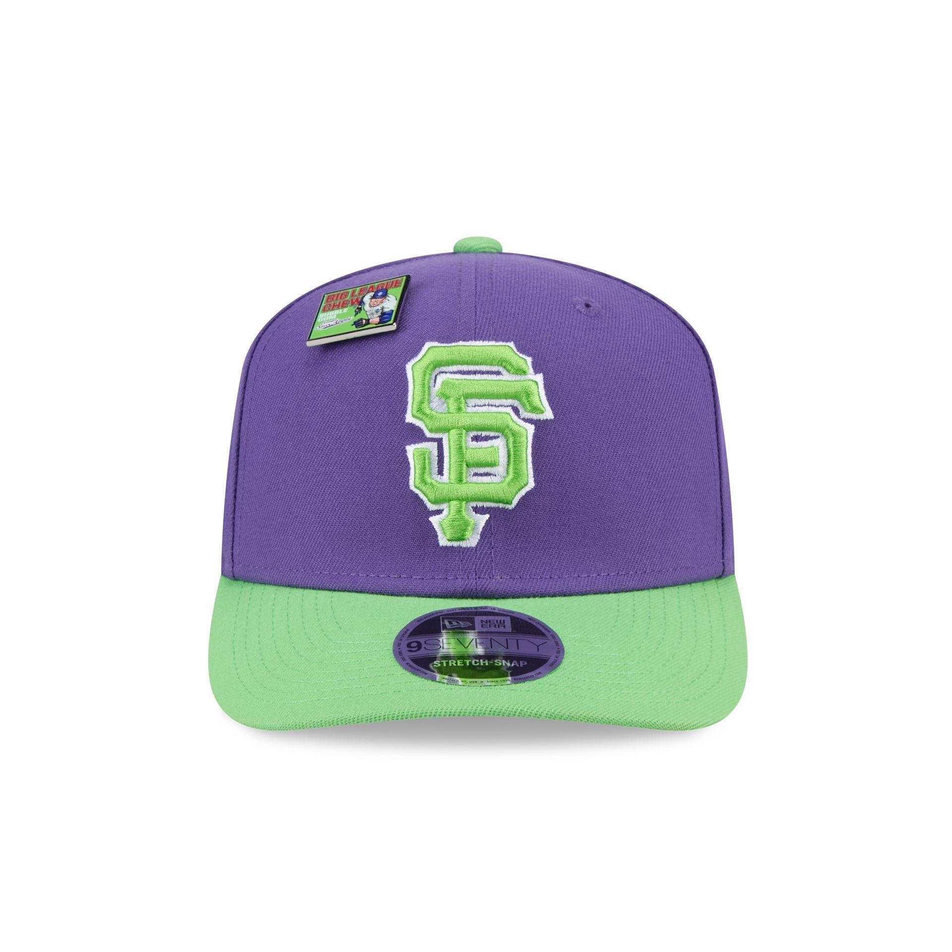 Big League Chew X San Francisco Giants Swingin' Sour Apple 9SEVENTY Stretch-Snap Hat Male Product Image