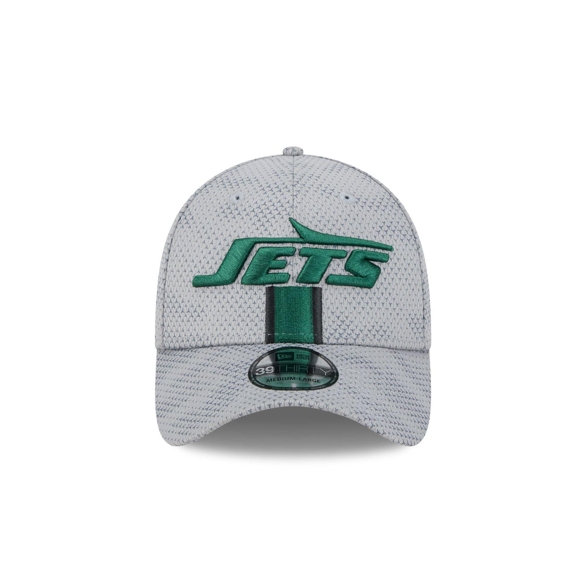 New York Jets 2024 Sideline Gray 39THIRTY Stretch Fit Hat Male Product Image