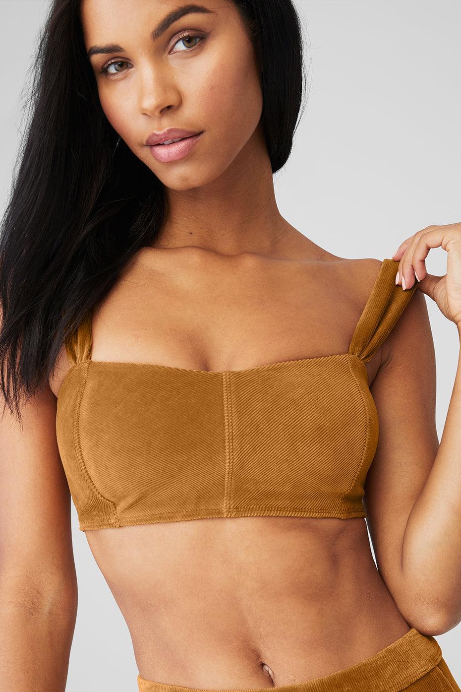 Micro Corduroy Winter Break Bra - Toffee Female Product Image