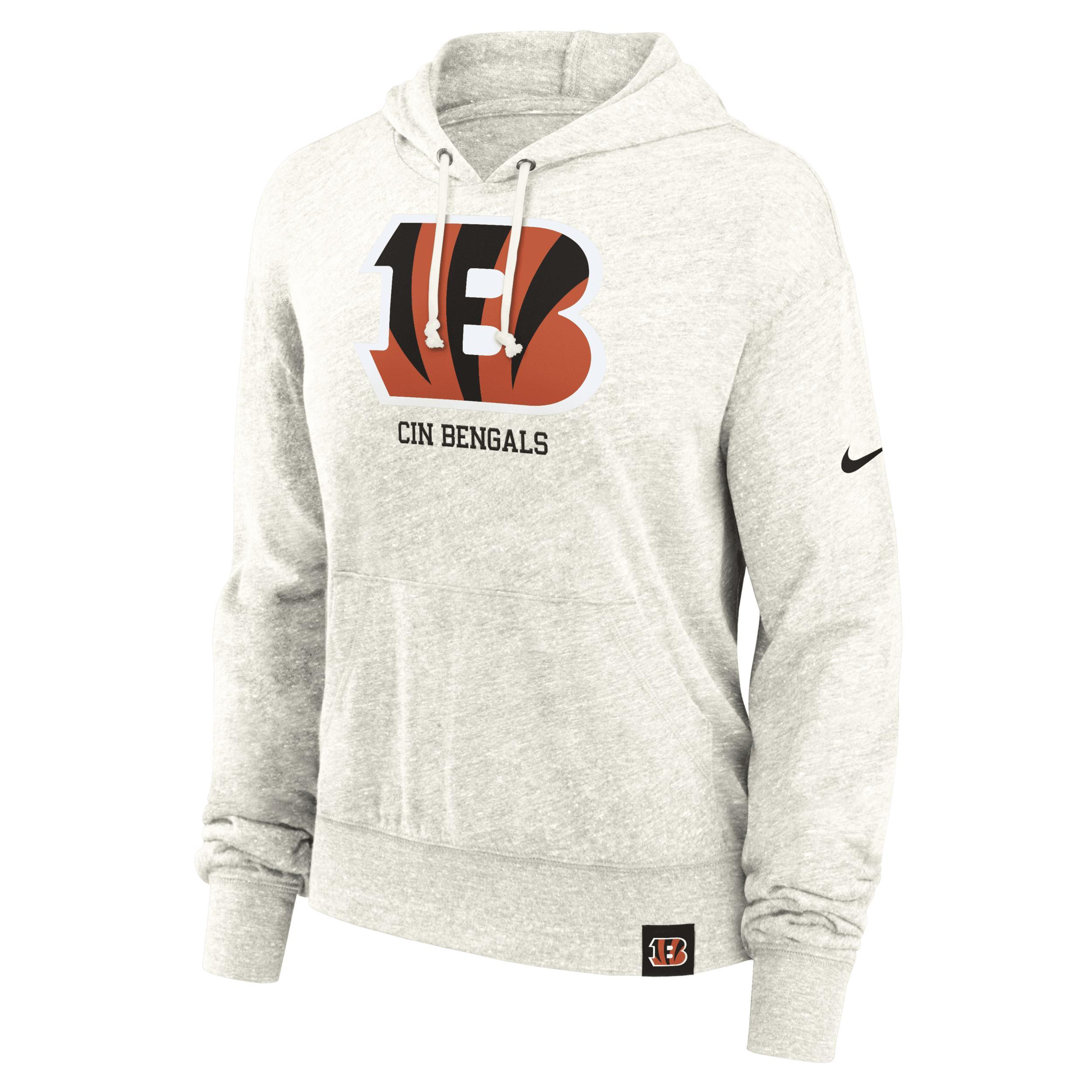 Cincinnati Bengals Gym Vintage Nike Women's NFL Pullover Hoodie Product Image