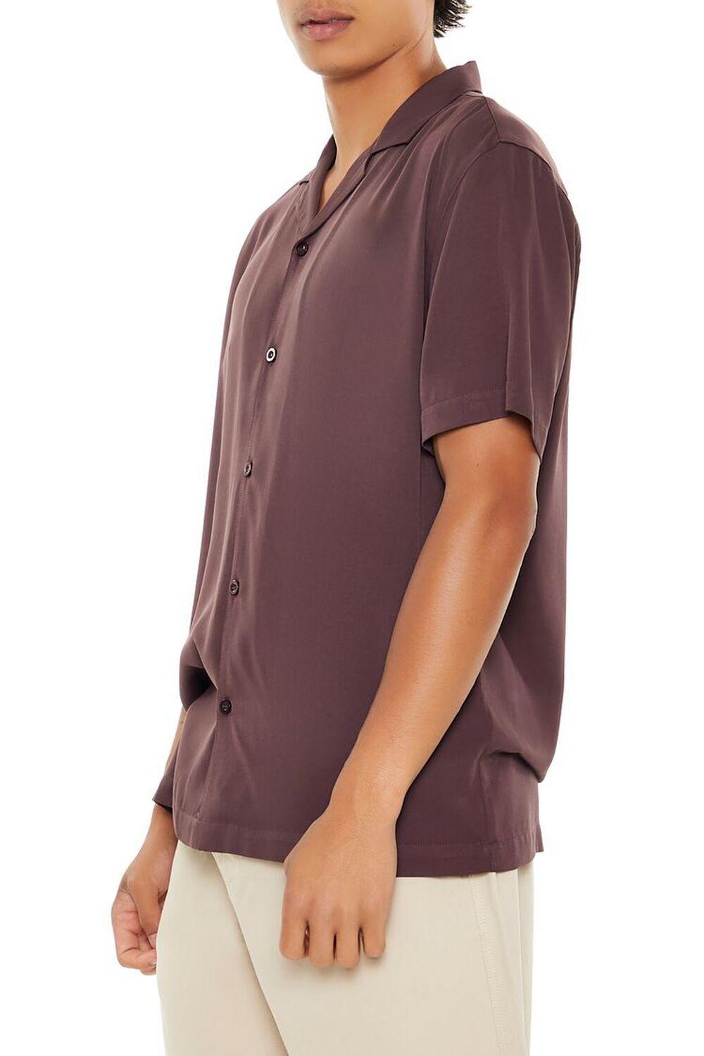 Cuban Collar Short-Sleeve Shirt | Forever 21 Product Image